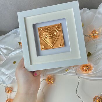 Copper Heart Wedding Anniversary Gift, 5 of 10