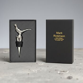Personalised Pheasant Bottle Stopper, 11 of 11