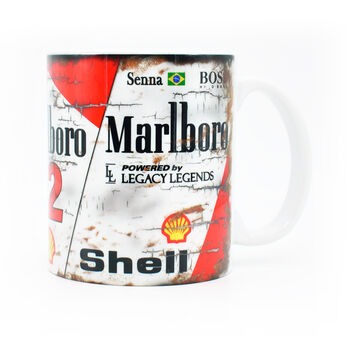 Ayrton Senna Mp4 #12 Formula Racing Car Mug, 5 of 8