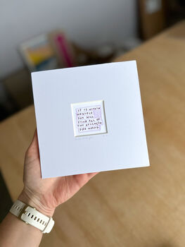 Positivity Quote Strong Women Mini Art Print, 3 of 8