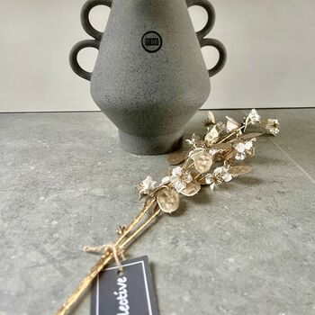 Ivory And Gold Honesty Stem, 5 of 5