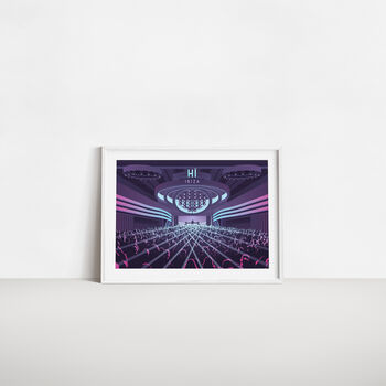 Hi Nightclub Ibiza Travel Poster Art Print, 4 of 8