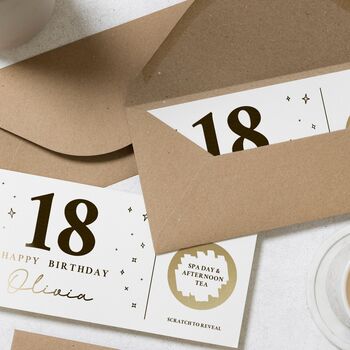 Personalised 18th Birthday Spa Day Gift Voucher For Her, 8 of 9