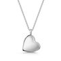 Drop Heart Locket 925 Sterling Silver, thumbnail 1 of 5