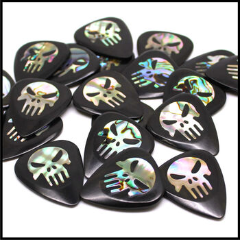 Punisher Exotic Timber Guitar Picks In A Gift Tin, 4 of 11