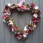 Vintage Floral Heart Wreath, thumbnail 1 of 5