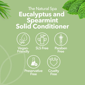 Eucalyptus Spearmint Conditioner Bar For All Hair Types, 4 of 10