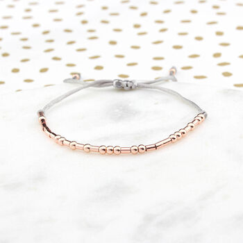 You Are Loved Morse Code Bracelet, 7 of 9