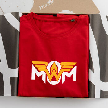 Organic Cotton 'Wondermom' Funny T Shirt For Mums, 2 of 6