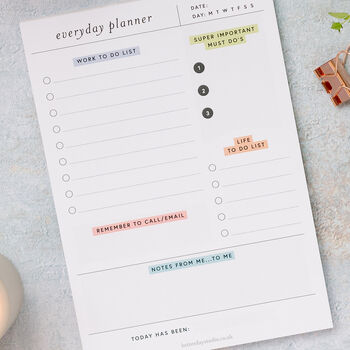 Everyday Planner Notepad, 2 of 5