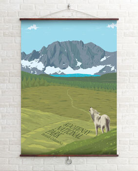 Kootenay National Park Canada Travel Poster Art Print, 2 of 6