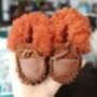 Leather Moccasin Baby Boot Diy Sewing Kit, thumbnail 2 of 8