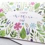 ‘Happy Mother’s Day’ Floral Watercolour Card, thumbnail 5 of 6