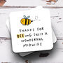 Personalised Mug 'Bee Ing Such A Wonderful Midwife', thumbnail 3 of 3