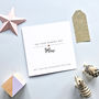 Personalised Foiled Naming Day Card, thumbnail 2 of 5
