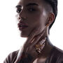 Serpent Earrings In Gold, thumbnail 4 of 4