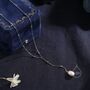 Natural Freshwater Pearl Lariat Pendant Necklace, thumbnail 1 of 10