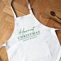 Personalised Family Christmas Aprons Christmas Cooking Gift, thumbnail 3 of 4