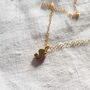 Tiny Initial Gold Vermeil Necklace With Personalised Gift Pouch, thumbnail 8 of 12