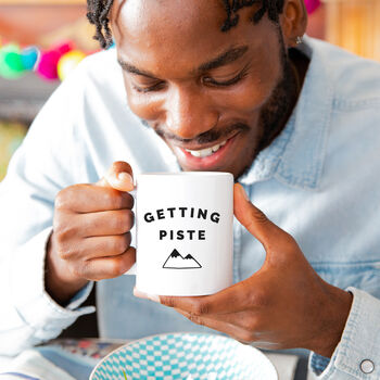 'Getting Piste' Ski Mug, 2 of 6