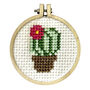 What The Fucculent! Mini Matchbox Cross Stitch Kit, thumbnail 3 of 5