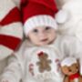 First Christmas Gingerbread Personalised Embroidered Sweatshirt Jumper, thumbnail 1 of 5