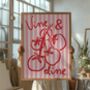 Vine And Dine Kitchen Print, thumbnail 1 of 4