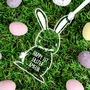 Personalised Acrylic Easter Bunny Hanging Decoration, thumbnail 4 of 6