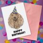 Personalised Birthday Card For Afghan Hound Dog Dad, thumbnail 5 of 12