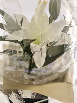 Personalised Floral Lily In Bubble Balloon, 6 of 8