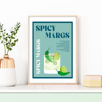 Spicy Margs Cocktail Print, 2 of 10