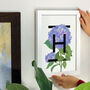 Personalised A To Z Flowers Alphabet Art Print, thumbnail 3 of 12