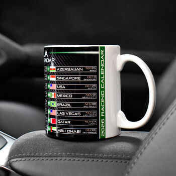 Formula One 2026 Racing Calendar Mug, 2 of 10