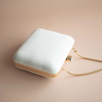 Ivory Mulberry Tree Clutch, 3 of 10