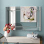Glass Flat Wall Mirror, thumbnail 1 of 4