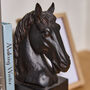 Black Horse Head Bookends, thumbnail 3 of 4