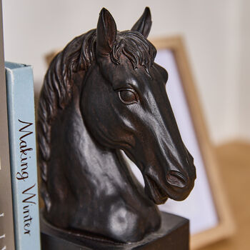 Black Horse Head Bookends, 3 of 4