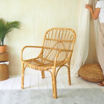 Wicker Bamboo Chair, 10 of 10