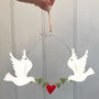 Decorative Dove Hanging, thumbnail 2 of 2