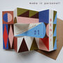 Geometric Mega Fold Art Card, thumbnail 1 of 3