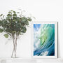 Relaxing Ocean Wave Photography Print, thumbnail 1 of 2