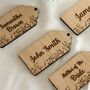 Custom Wedding Place Name Tags,Engraved Wedding Favours, thumbnail 5 of 6
