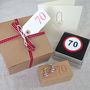 Happy 70th Birthday Filled Gift Box, thumbnail 1 of 7