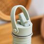 Personalised Sage Daisy Water Bottle, thumbnail 2 of 5