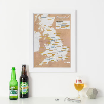 Personalised Scratch Off UK Breweries Print, 6 of 10