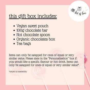 'A Little Box Of Love' Sweet Treats Care Package, 4 of 10