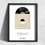Personalised Vinyl Record Print With Spotify Code, thumbnail 4 of 6