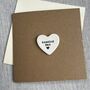 Amazing Dad Porcelain Heart Keepsake Token Valentine's Day Card, thumbnail 4 of 4