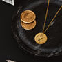 18th Birthday Gift For Her Engraved Personalised Disc Necklace, thumbnail 2 of 5
