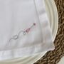 Personalised Linen Or Cotton Love Napkin, thumbnail 3 of 11